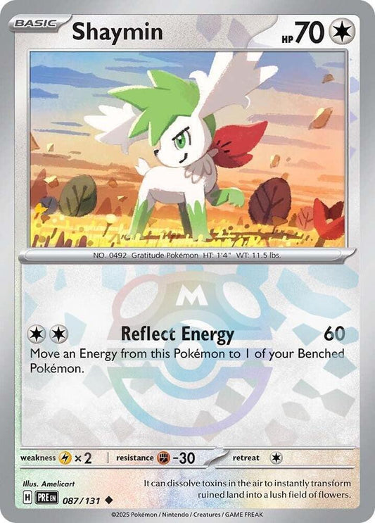 Shaymin (Master Ball Pattern) - SV: Prismatic Evolutions (PRE)