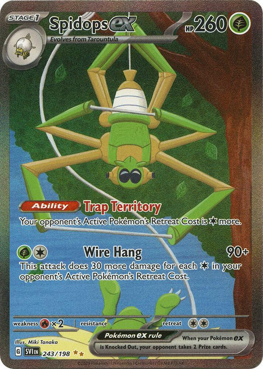 Spidops ex - 243/198 - SV01: Scarlet & Violet Base Set (SV1)
