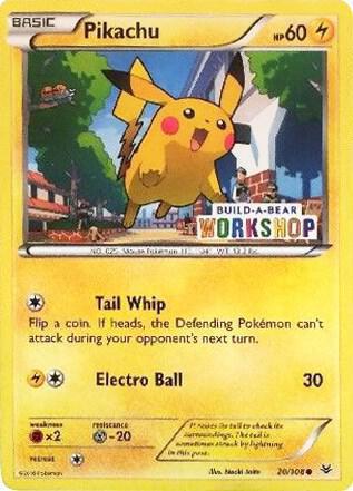Pikachu - 20/108 (Build-A-Bear Workshop Exclusive) - Miscellaneous Cards & Products (MCAP)