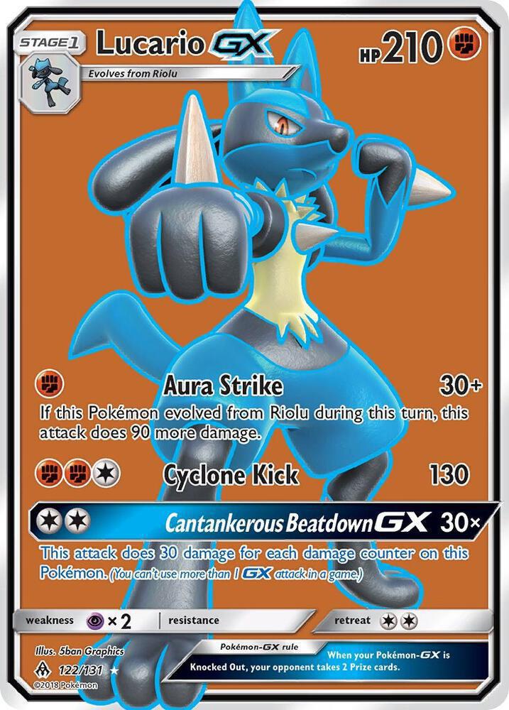 Lucario GX (Full Art) - SM - Forbidden Light (SM06)