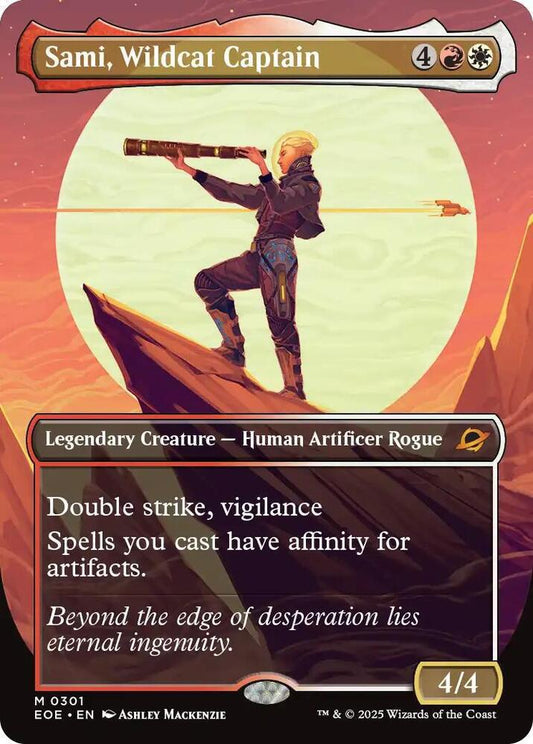 Sami, Wildcat Captain (Borderless) - Edge of Eternities (EOE)