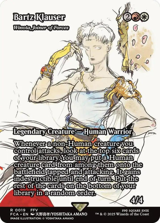 Bartz Klauser - Winota, Joiner of Forces (Showcase) - FINAL FANTASY: Through the Ages (FCA)