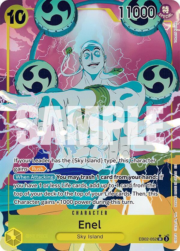 Enel (Alternate Art) - Extra Booster: Anime 25th Collection (EB-02)