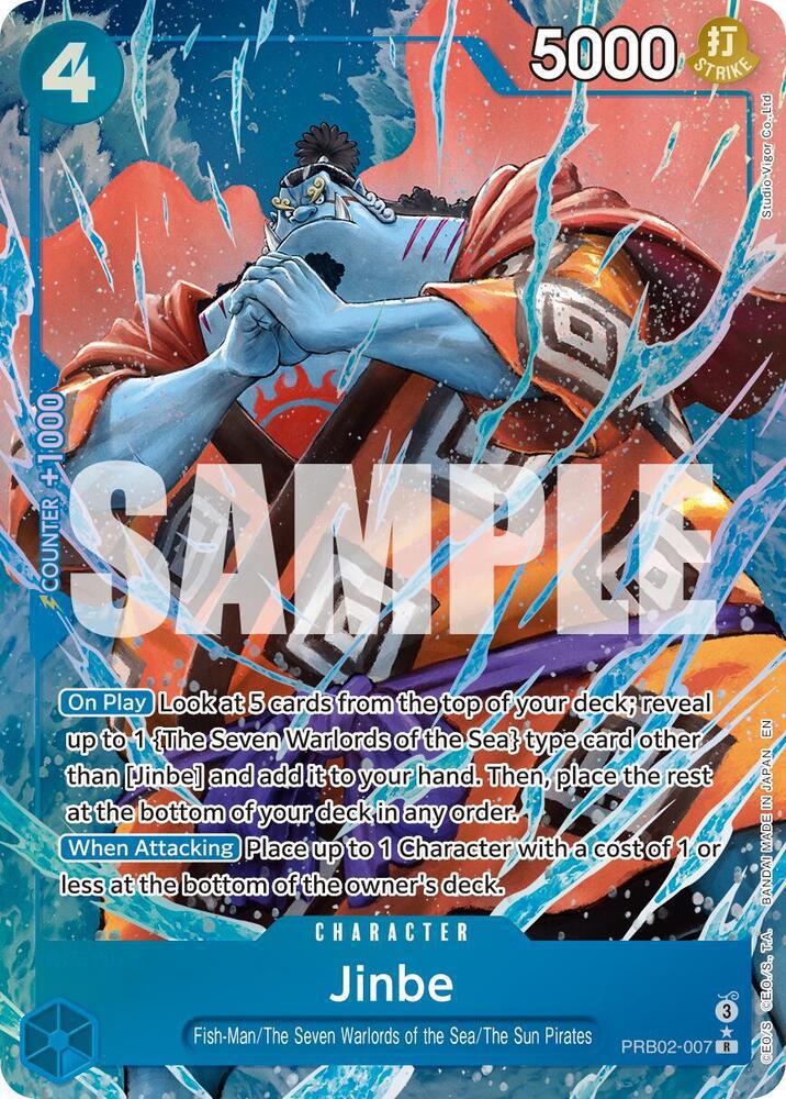 Jinbe - PRB02-007(Alternate Art) - Premium Booster -The Best- Vol. 2 (PRB-02)