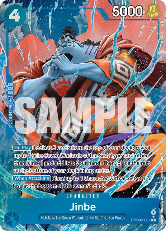 Jinbe - PRB02-007(Alternate Art) - Premium Booster -The Best- Vol. 2 (PRB-02)