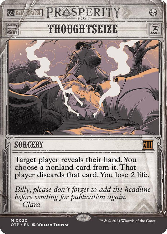 Thoughtseize - Outlaws of Thunder Junction: Breaking News (OTP)