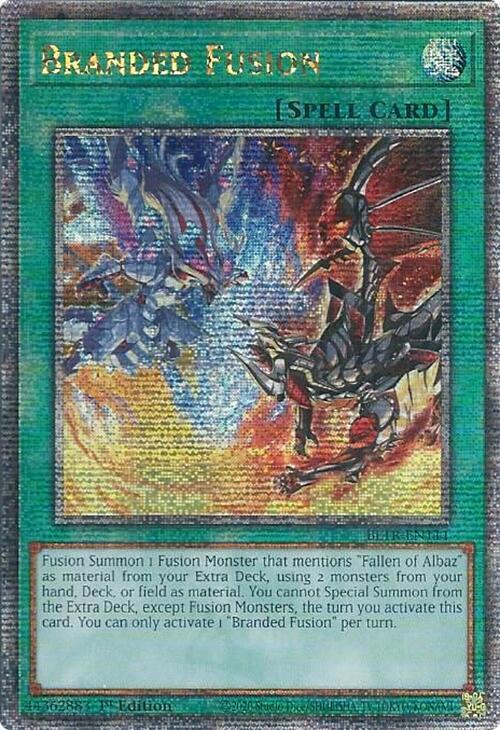 Branded Fusion (Quarter Century Secret Rare) - Battles of Legend: Terminal Revenge (BLTR)