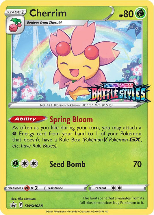 Cherrim - SWSH088 (Prerelease) - SWSH: Sword & Shield Promo Cards (SWSD)