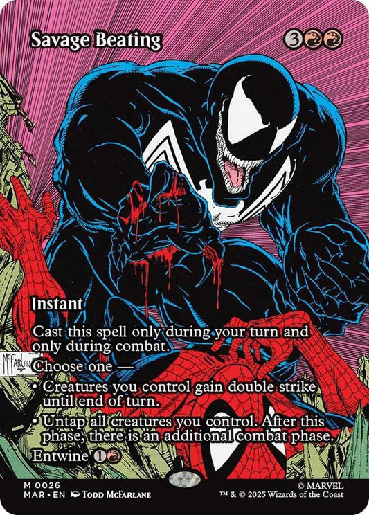 Savage Beating (Borderless) - Marvel Universe Eternal-Legal (MAR)