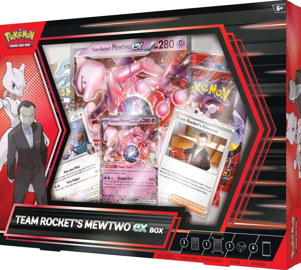 TEAM ROCKETS MEWTWO EX BOX