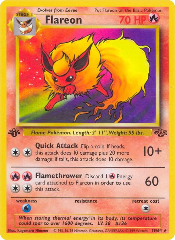 Flareon (19) - Jungle (JU)(Unlimited)