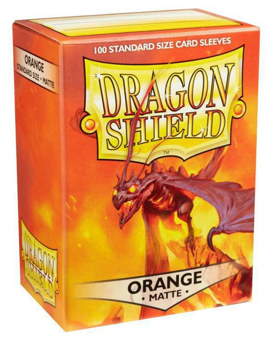 Dragon Shield Matte Sleeves - Orange (100-Pack) - Dragon Shield Card Sleeves