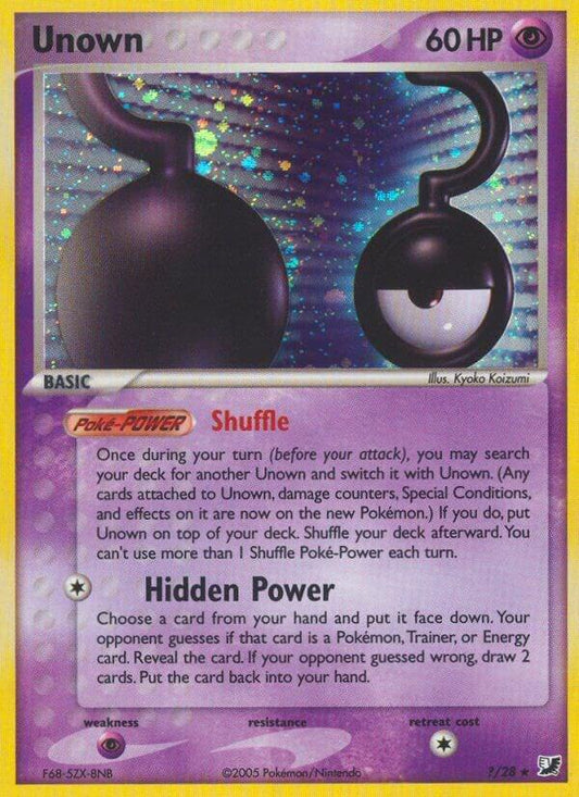 Unown (?) - Unseen Forces (UF)