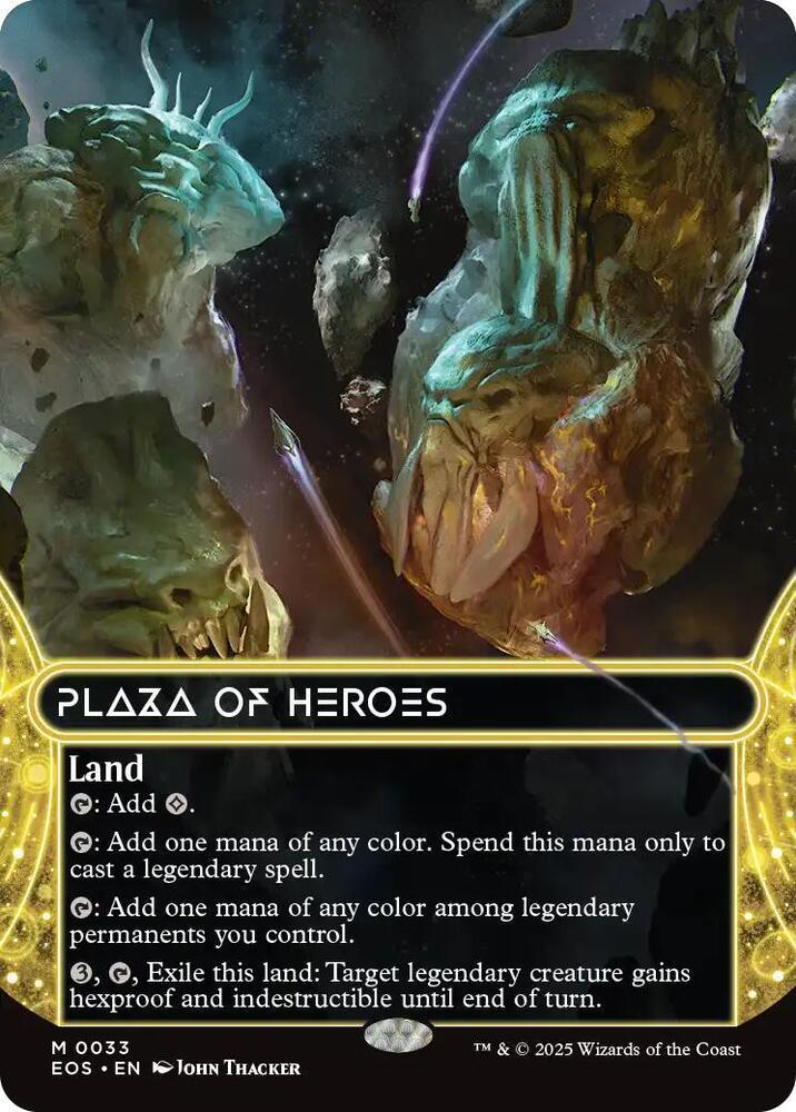 Plaza of Heroes (0033) (Borderless) - Edge of Eternities: Stellar Sights (EOS)
