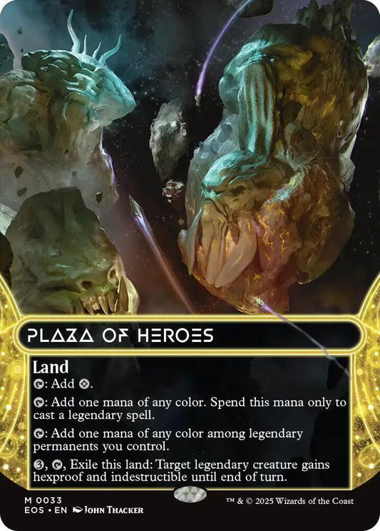 Plaza of Heroes (0033) (Borderless) - Edge of Eternities: Stellar Sights (EOS)