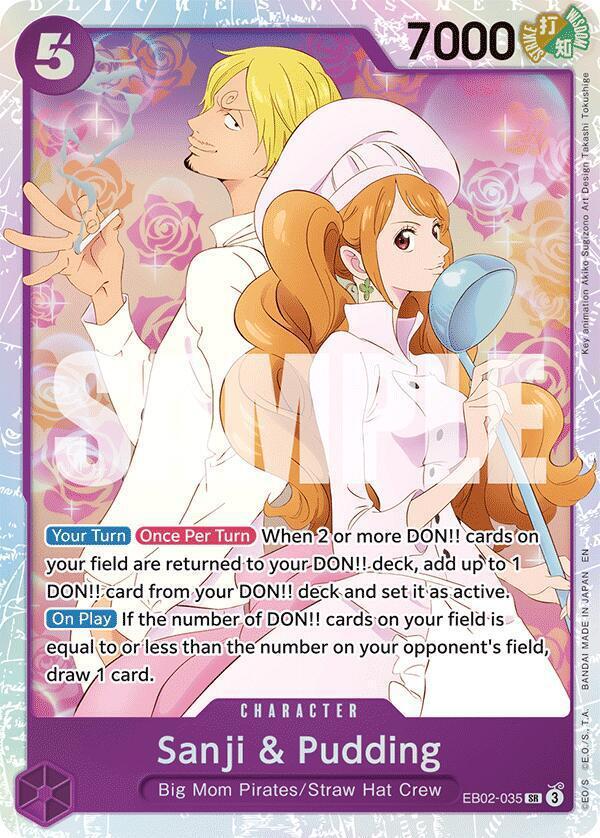 Sanji & Pudding - Extra Booster: Anime 25th Collection (EB-02)