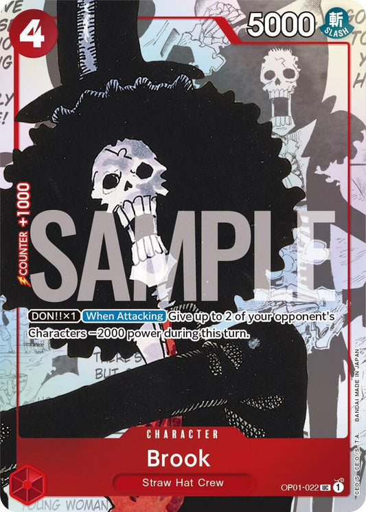 Brook - OP01-022 (Alternate Art) - One Piece Promotion Cards (OP-PR)