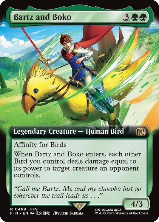 Bartz and Boko (Extended Art) - FINAL FANTASY (FIN)