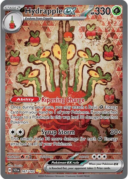 Hydrapple ex - 167/142 - SV07: Stellar Crown (SCR)