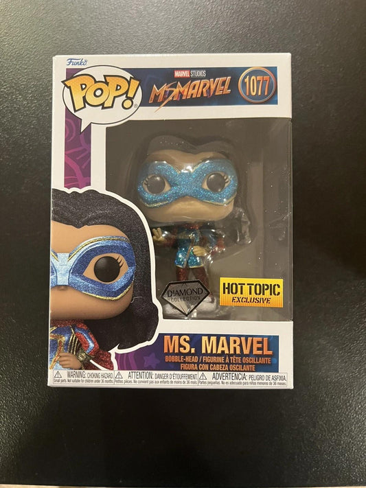 Diamond Funko Pop Marvel 1077 Ms. Marvel HT Exclusive