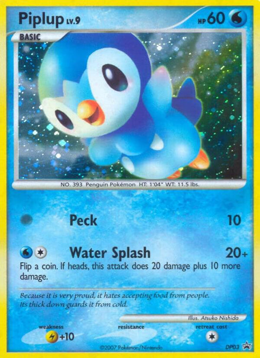 Piplup - DP03 - Diamond and Pearl Promos (PR)