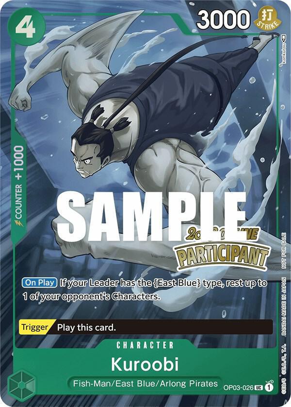 Kuroobi (Online Regional 2023) [Participant] - One Piece Promotion Cards (OP-PR)