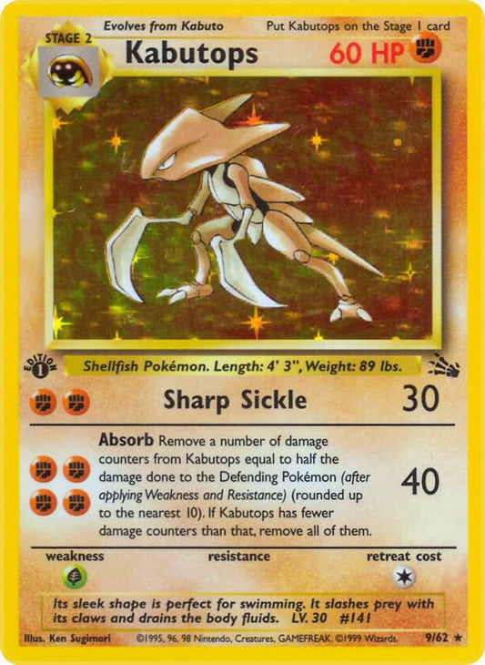 Kabutops (9) - Fossil (FO)(Unlimited)