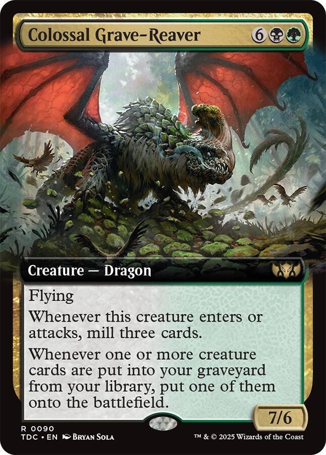 Colossal Grave-Reaver (Extended Art) - Commander: Tarkir: Dragonstorm (TDC)