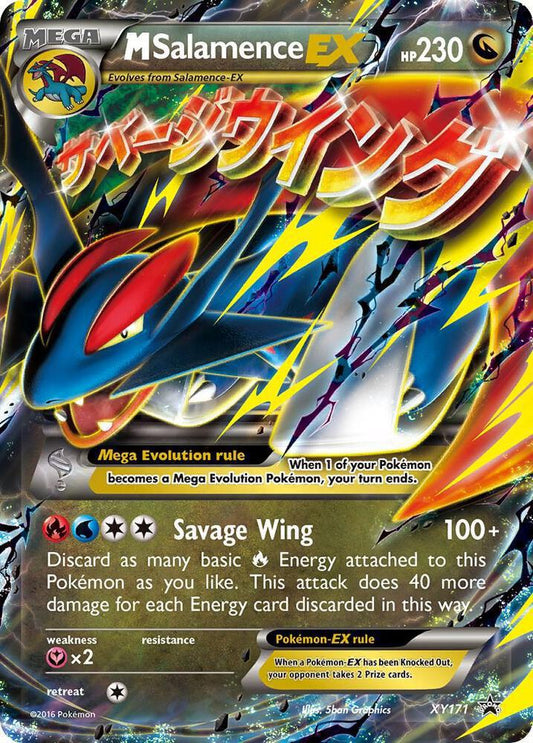 M Salamence EX - XY171 - XY Promos (PR)