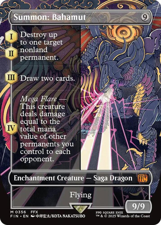 Summon: Bahamut (Borderless) - FINAL FANTASY (FIN)