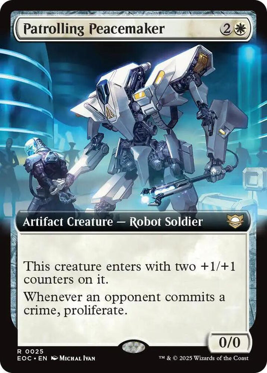 Patrolling Peacemaker (Extended Art) - Commander: Edge of Eternities (EOC)