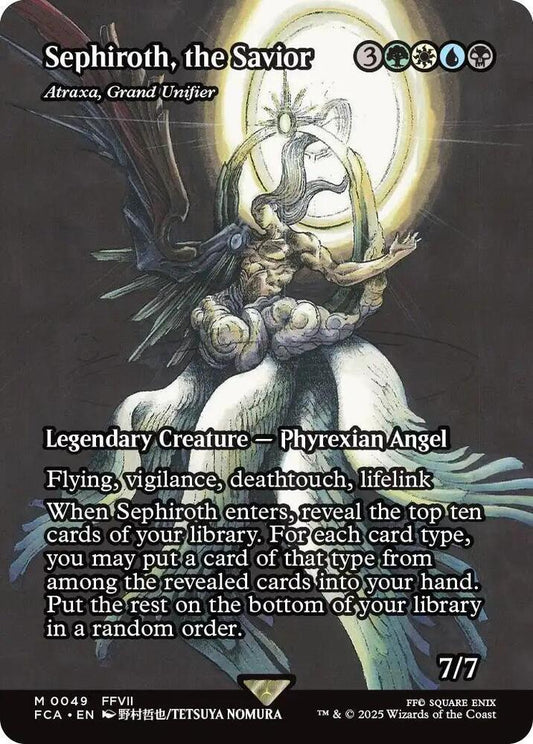 Sephiroth, the Savior - Atraxa, Grand Unifier (Showcase) - FINAL FANTASY: Through the Ages (FCA)
