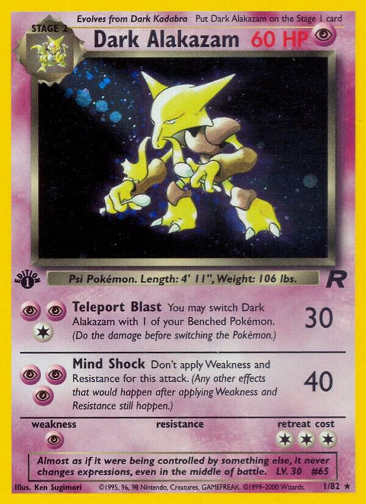 Dark Alakazam (1) - Team Rocket (TR)(Unlimited)