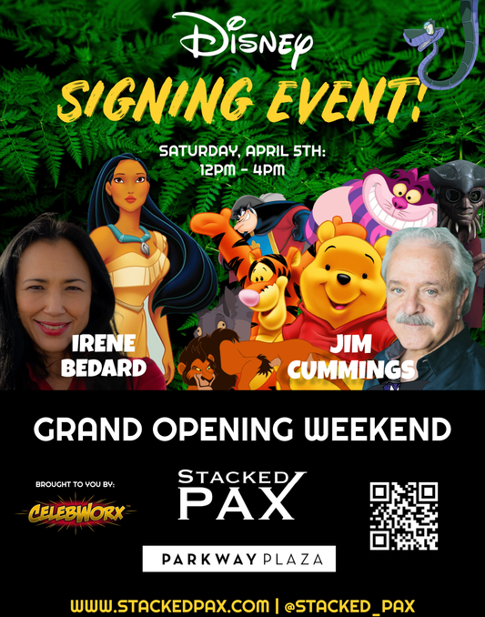 GRAND OPENING DISNEY SIGNING EVENT Feat. IRENE BEDARD & JIM CUMMINGS