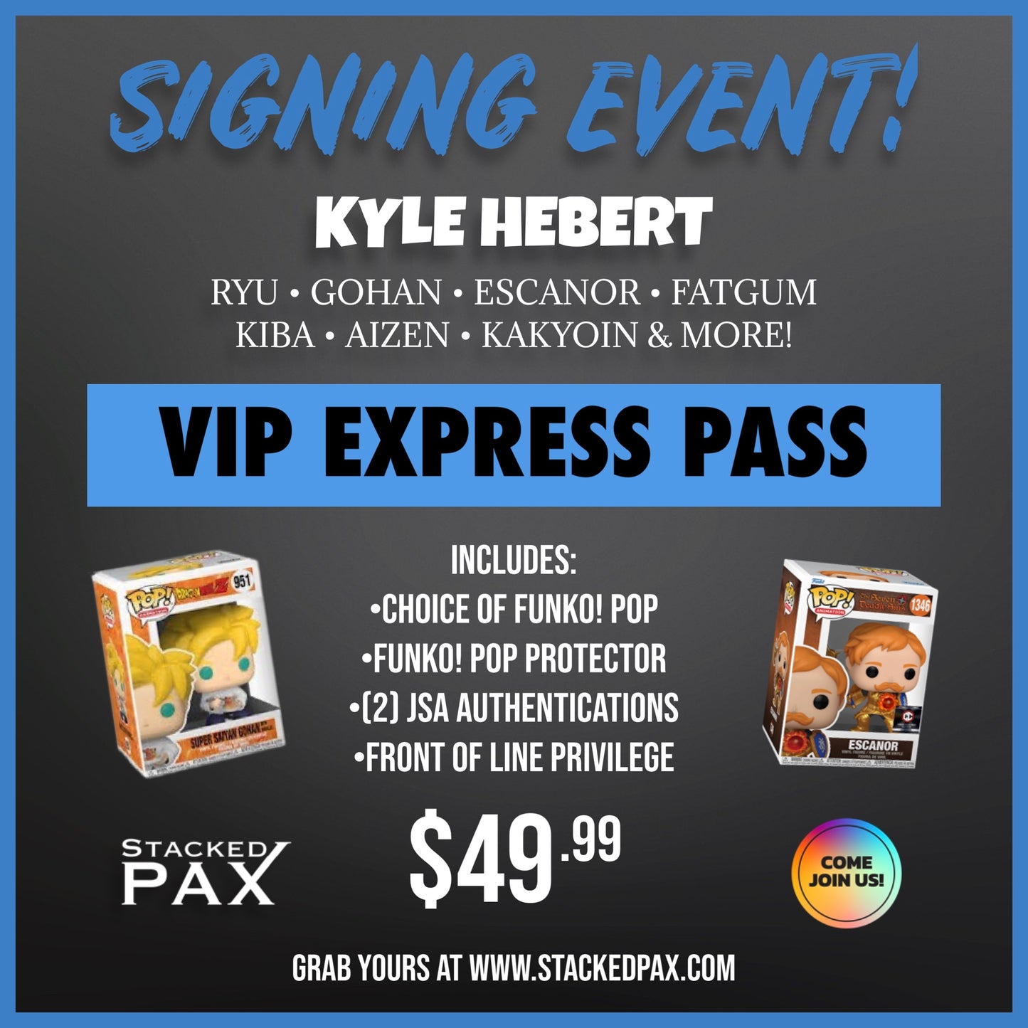KYLE HEBERT VIP EXPRESS PASS