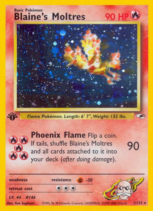 Blaine's Moltres - Gym Heroes (G1)(Unlimted)