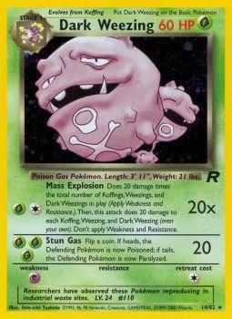 Dark Weezing (14) - Team Rocket (TR)