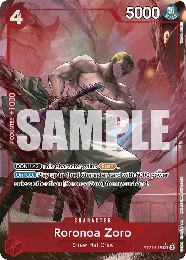 Roronoa Zoro (Parallel) - Starter Deck EX: Gear 5 (ST21)