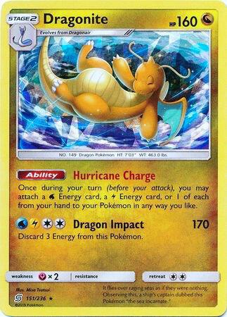 Dragonite - 151/236 (Cracked Ice Holo) - Deck Exclusives (PR)