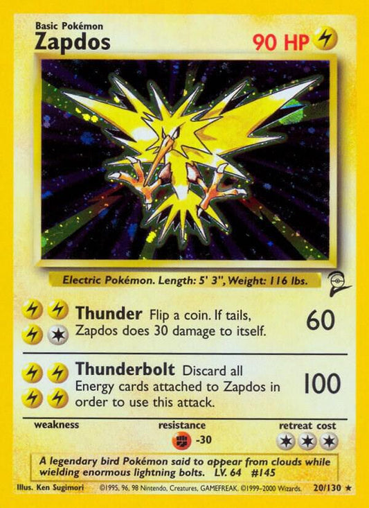 Zapdos - Base Set 2 (BS2)