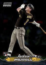 JACKSON MERRILL - 2024 Topps Stadium Club Chrome Rookie Card #50