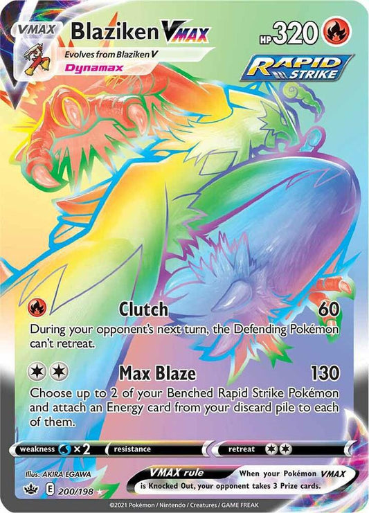 Blaziken VMAX (Secret) - SWSH06: Chilling Reign (SWSH06)