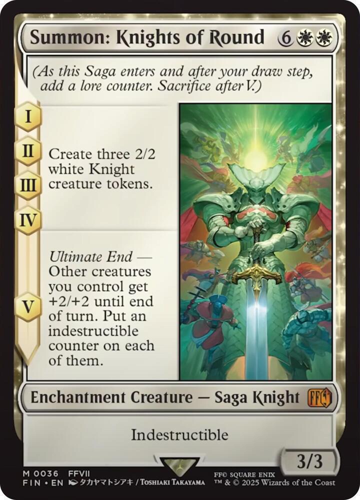 Summon: Knights of Round - FINAL FANTASY (FIN)