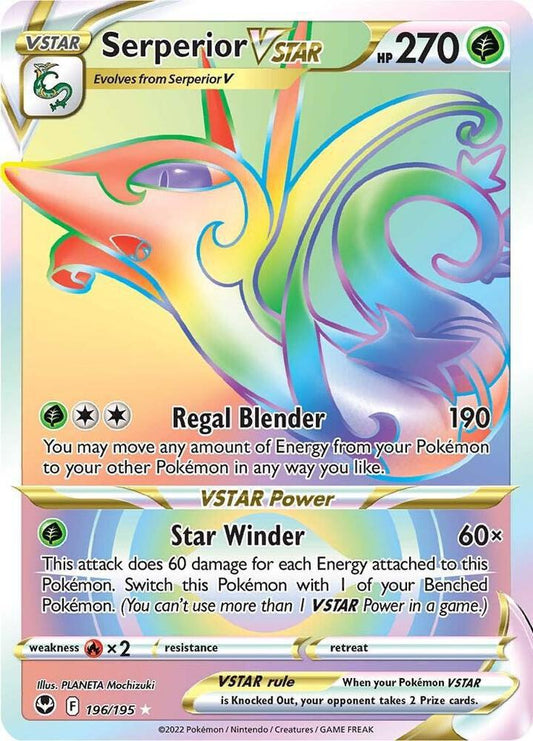 Serperior VSTAR (Secret) - SWSH12: Silver Tempest (SWSH12)
