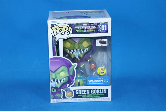 Funko Pop MECH STRIKE MONSTER HUNGER GREEN GOBLIN #991 WALMART EXCLUSIVE FIGURE