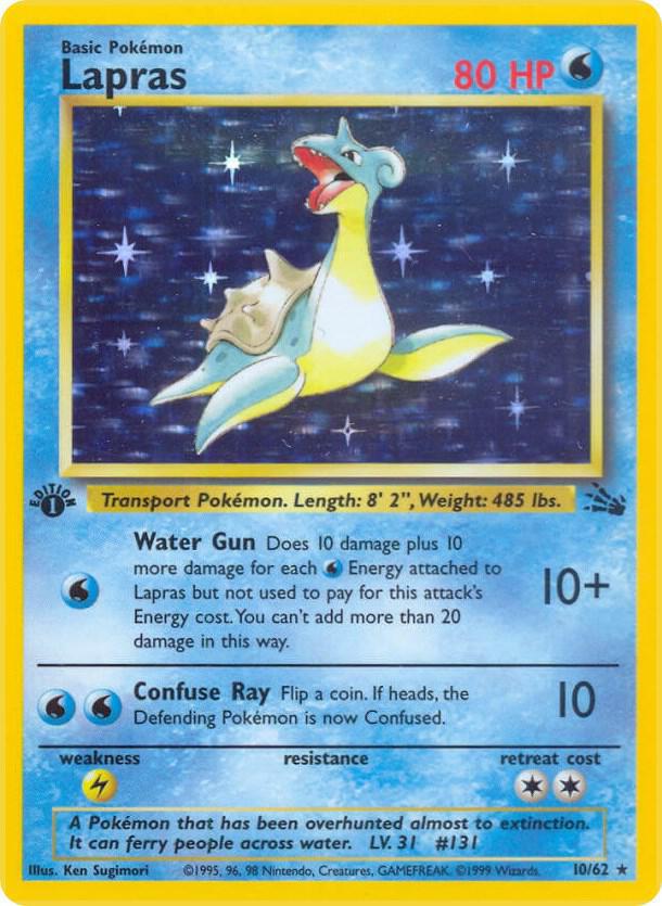 Lapras (10) - Fossil (FO) (unlimited)