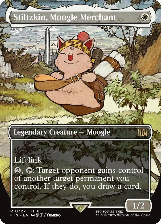 Stiltzkin, Moogle Merchant (Borderless) - FINAL FANTASY (FIN)