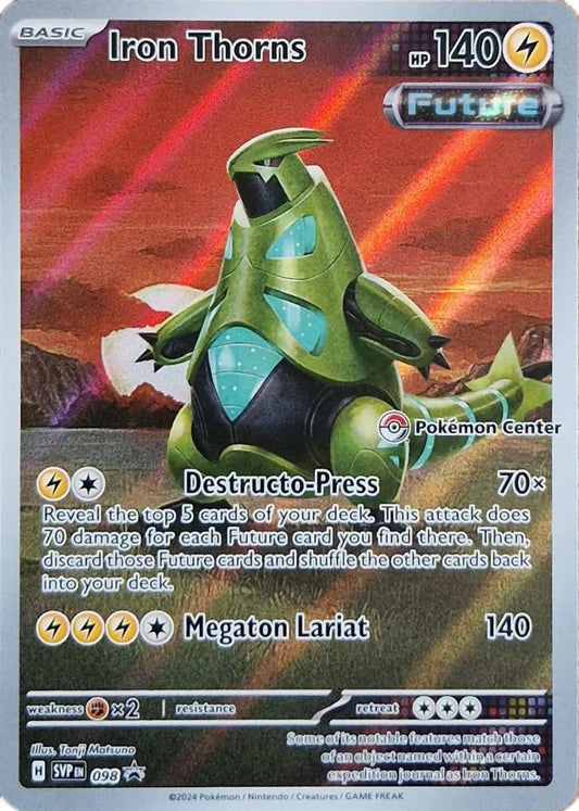 Iron Thorns - 098 (Pokemon Center) - SV: Scarlet & Violet Promo Cards (SVP)