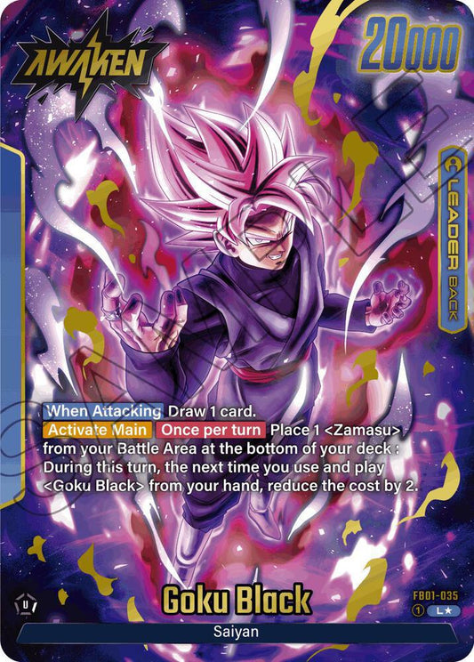 Goku Black - FB01-035 (Alternate Art) - Awakened Pulse (FB01)