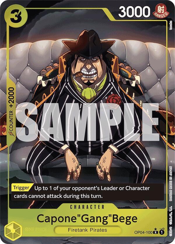 Capone"Gang"Bege (OP04-100) (Alternate Art) - Premium Booster -The Best- (PRB-01)